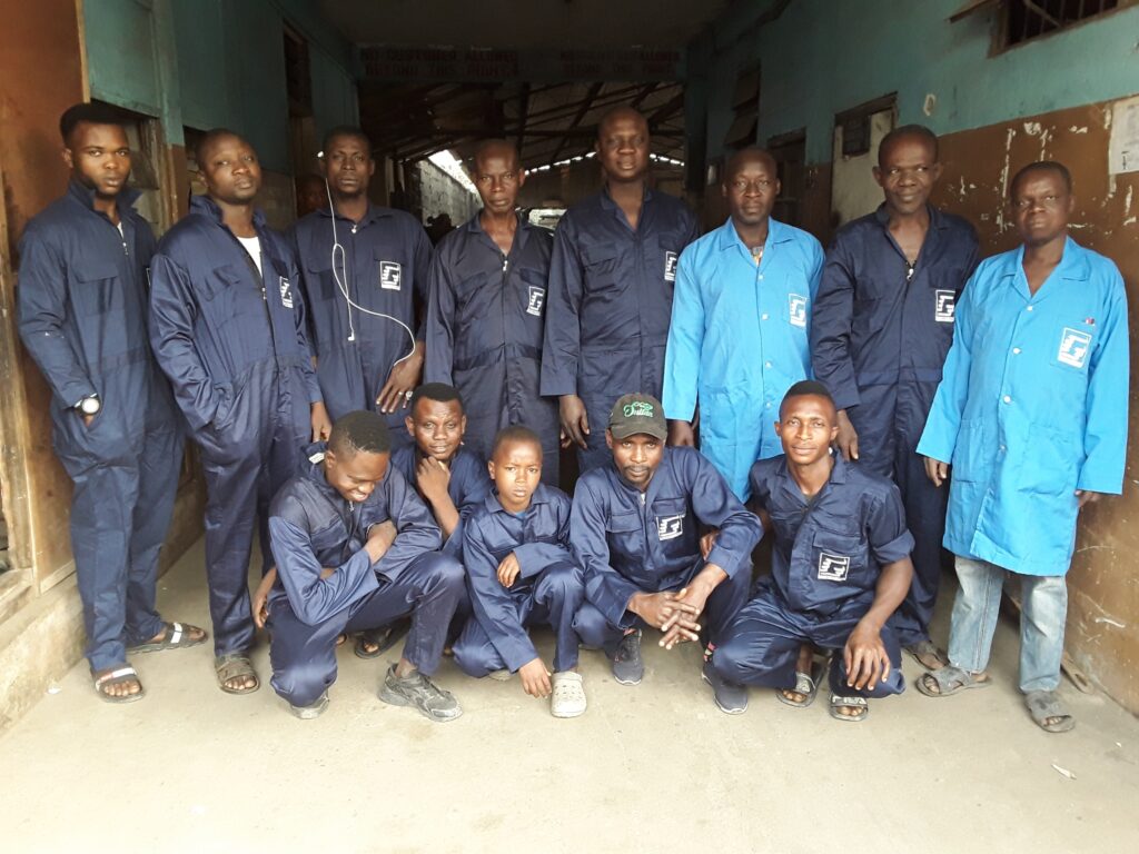 Expert team of mechanics